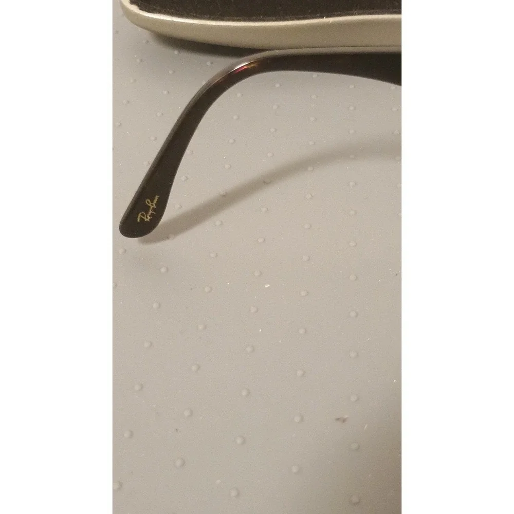 Ray-Ban Black Frame Brown Lens Wayfarer Sunglasses